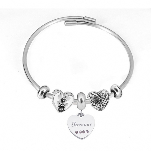 BC Wholesale Fashion Bangle Stainless Steel 316L Bracelet NO.#SF4BC165021