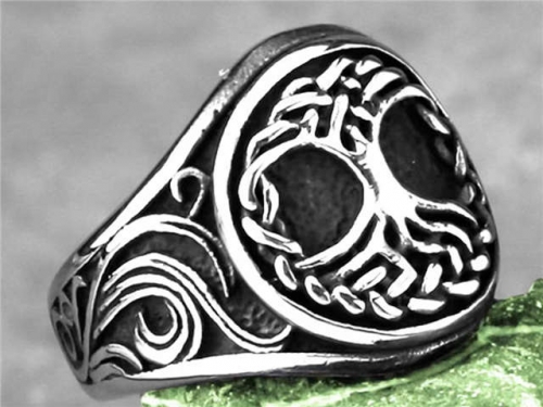 BC Wholesale Viking Rings Jewelry Stainless Steel 316L Rings NO.#YJ008R0040