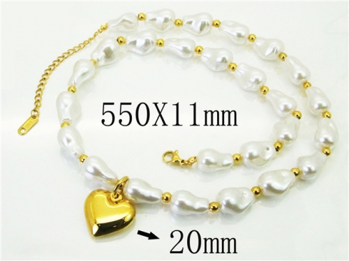 BC Wholesale Necklace Jewelry Stainless Steel 316L Fashion Necklace NO.#BC80N0707PLS