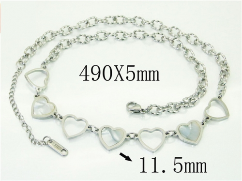 BC Wholesale Necklace Jewelry Stainless Steel 316L Fashion Necklace NO.#BC80N0710NLS