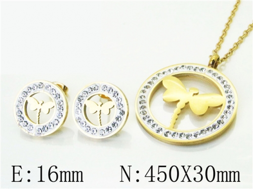 BC Wholesale Jewelry Sets 316L Stainless Steel Jewelry Earrings Pendants Sets NO.#BC02S2890HRR