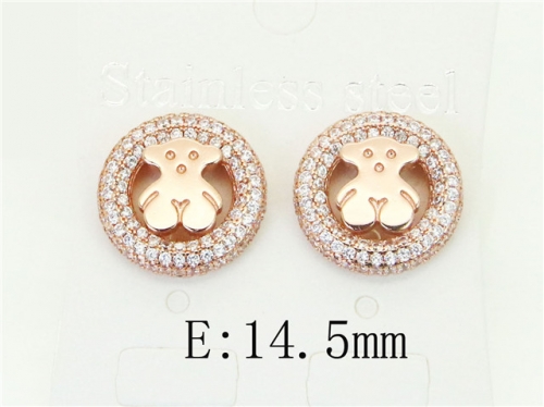 BC Wholesale Earrings Jewelry Stainless Steel Earrings Studs NO.#BC90E0387IIW