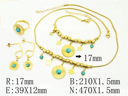 BC Wholesale Jewelry Sets 316L Stainless Steel Jewelry Earrings Pendants Sets NO.#BC50S0392JQQ