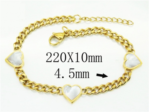 BC Wholesale Fashion Bracelets Jewelry Stainless Steel 316L Bracelets NO.#BC43B0124NX