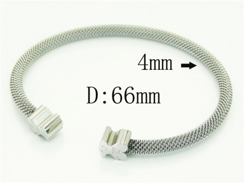 BC Wholesale Bangles Jewelry Stainless Steel 316L Bracelets NO.#BC52B0104HLE