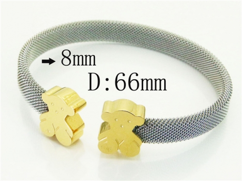 BC Wholesale Bangles Jewelry Stainless Steel 316L Bracelets NO.#BC52B0096HME
