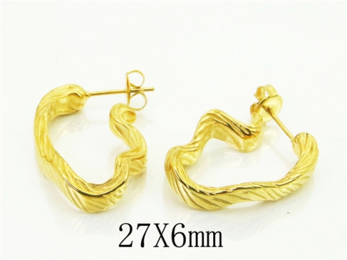 BC Wholesale Earrings Jewelry Stainless Steel Earrings Studs NO.#BC48E0021HWW