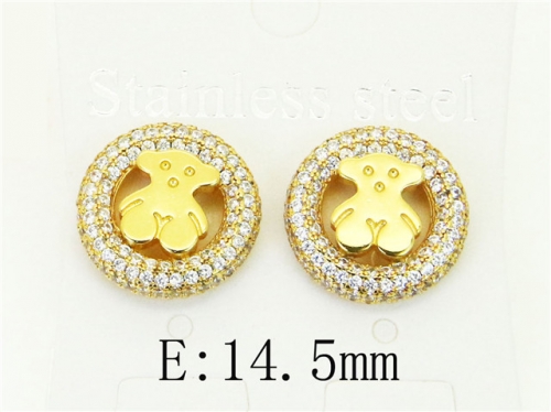 BC Wholesale Earrings Jewelry Stainless Steel Earrings Studs NO.#BC90E0386IIE