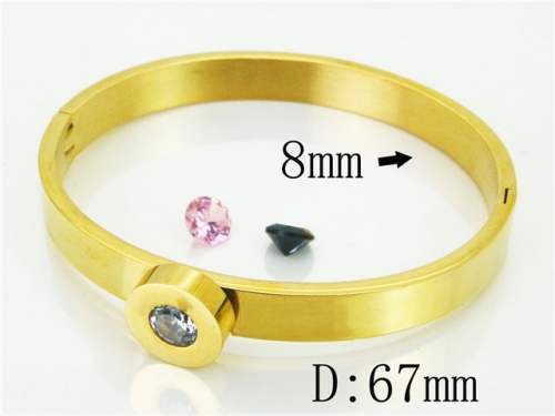 BC Wholesale Bangles Jewelry Stainless Steel 316L Bracelets NO.#BC62B0694HOZ