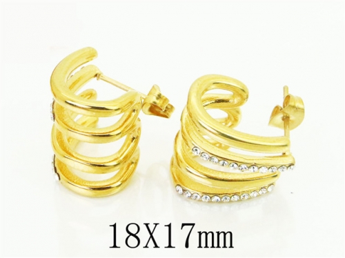 BC Wholesale Earrings Jewelry Stainless Steel Earrings Studs NO.#BC48E0042HHC