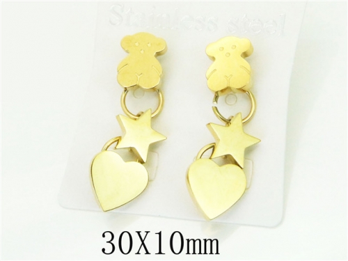 BC Wholesale Earrings Jewelry Stainless Steel Earrings Studs NO.#BC90E0381HIS