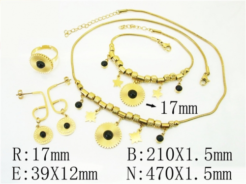 BC Wholesale Jewelry Sets 316L Stainless Steel Jewelry Earrings Pendants Sets NO.#BC50S0393JAA