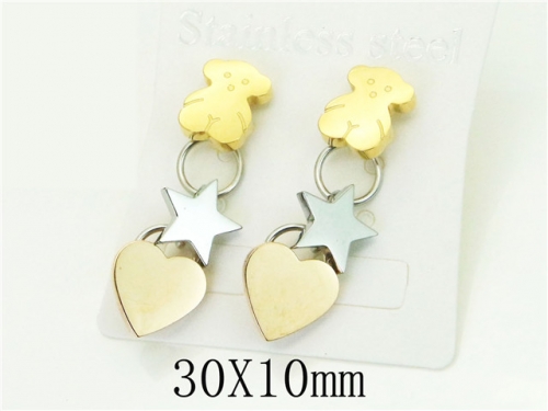 BC Wholesale Earrings Jewelry Stainless Steel Earrings Studs NO.#BC90E0382HIA