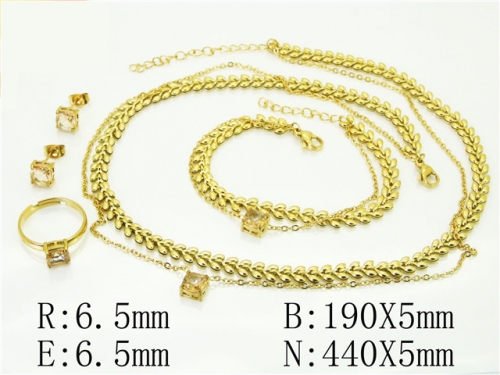 BC Wholesale Jewelry Sets 316L Stainless Steel Jewelry Earrings Pendants Sets NO.#BC50S0270JCC