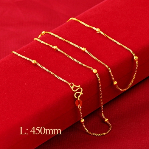 BC Wholesale 24K Gold Jewelry Women's Necklaces Cheap Jewelry Alluvial Gold Jewelry Necklaces CJ4NMXL888