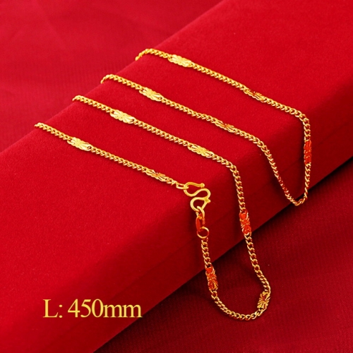 BC Wholesale 24K Gold Jewelry Women's Necklaces Cheap Jewelry Alluvial Gold Jewelry Necklaces CJ4NCXL888