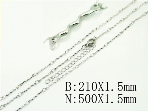 Ulyta Wholesale Jewelry Sets Stainless Steel 316L Necklace & Bracelet Set BC70S0560LL