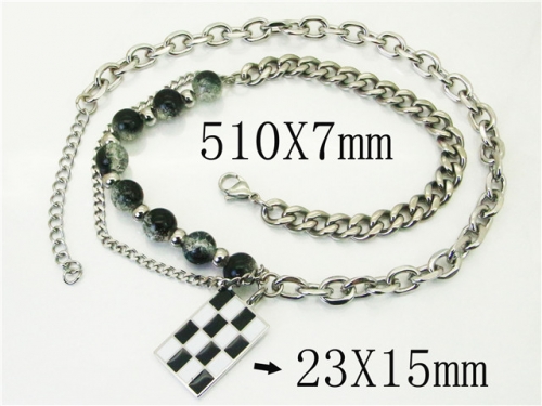 BaiChuan Wholesale Necklace Jewelry Stainless Steel 316L Necklace BC72N0059ILC