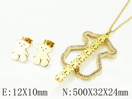 Ulyta Wholesale Jewelry Sets 316L Stainless Steel Jewelry Earrings Pendants Sets BC02S2900HMG