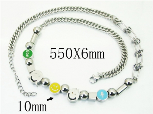 BaiChuan Wholesale Necklace Jewelry Stainless Steel 316L Necklace BC72N0070JLS