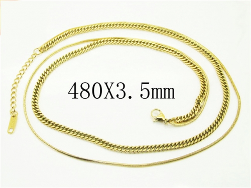 BaiChuan Wholesale Necklace Jewelry Stainless Steel 316L Necklace BC53N0143OL