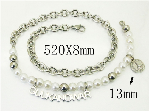 BaiChuan Wholesale Necklace Jewelry Stainless Steel 316L Necklace BC72N0062IOR