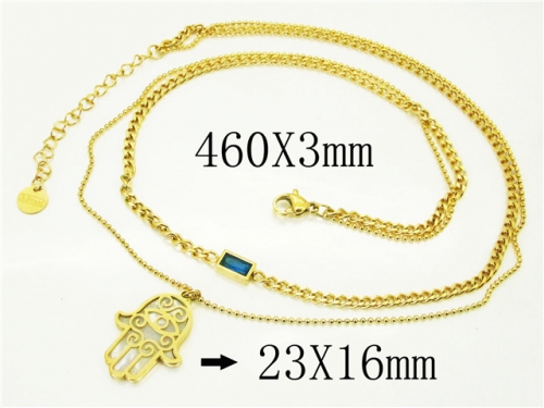 BaiChuan Wholesale Necklace Jewelry Stainless Steel 316L Necklace BC32N0904HHD