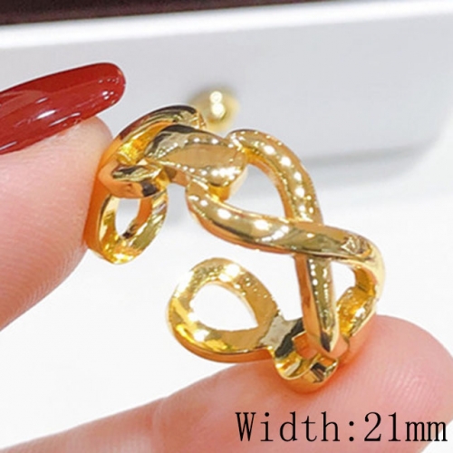 BC Wholesale Rings Jewelry Fashion Copper Rings 18K-Gold Rings NO.#CJ005R00445