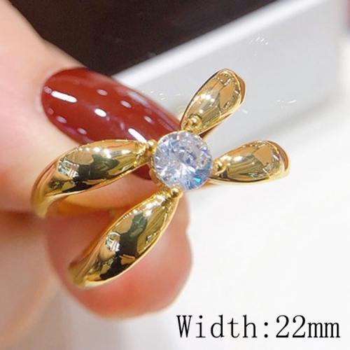 BC Wholesale Rings Jewelry Fashion Copper Rings 18K-Gold Rings NO.#CJ005R00334