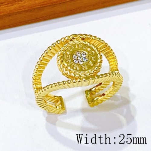 BC Wholesale Rings Jewelry Fashion Copper Rings 18K-Gold Rings NO.#CJ005R00343