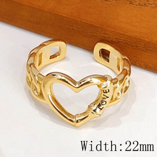 BC Wholesale Rings Jewelry Fashion Copper Rings 18K-Gold Rings NO.#CJ005R00505