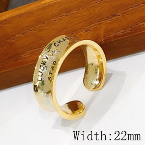 BC Wholesale Rings Jewelry Fashion Copper Rings 18K-Gold Rings NO.#CJ005R00519