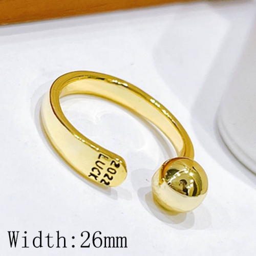 BC Wholesale Rings Jewelry Fashion Copper Rings 18K-Gold Rings NO.#CJ005R00680