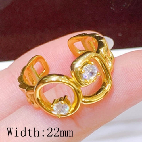 BC Wholesale Rings Jewelry Fashion Copper Rings 18K-Gold Rings NO.#CJ005R00427