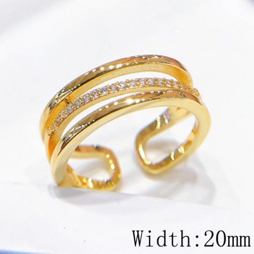 BC Wholesale Rings Jewelry Fashion Copper Rings 18K-Gold Rings NO.#CJ005R00322
