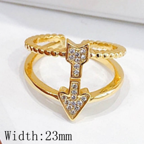 BC Wholesale Rings Jewelry Fashion Copper Rings 18K-Gold Rings NO.#CJ005R00503