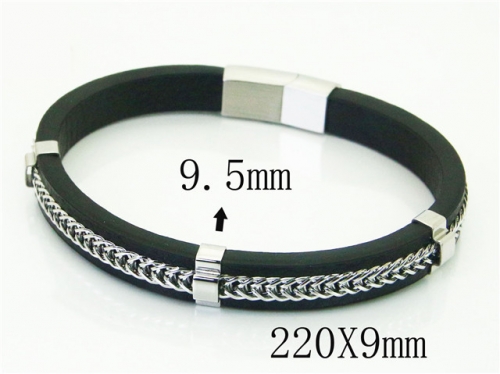 Ulyta Wholesale Jewelry Leather Bracelet Stainless Steel And Leather Bracelet Jewelry BC91B0553ILE