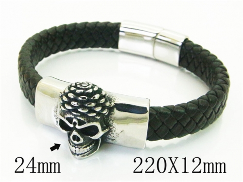 Ulyta Wholesale Jewelry Leather Bracelet Stainless Steel And Leather Bracelet Jewelry BC62B0737HMF