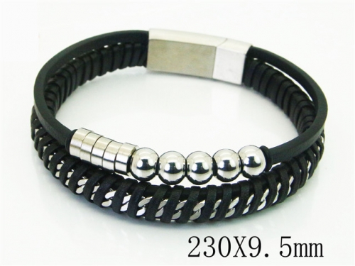Ulyta Wholesale Jewelry Leather Bracelet Stainless Steel And Leather Bracelet Jewelry BC91B0574JJC