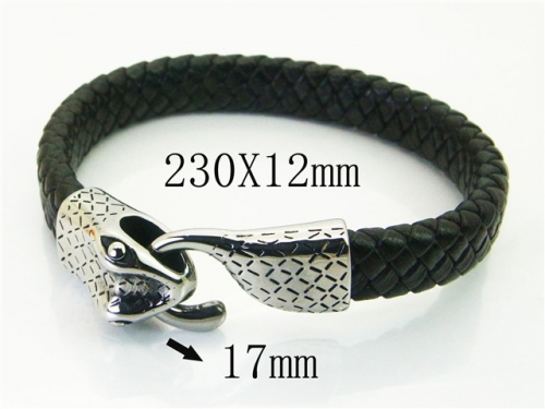 Ulyta Wholesale Jewelry Leather Bracelet Stainless Steel And Leather Bracelet Jewelry BC62B0733HMQ