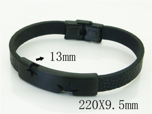 Ulyta Wholesale Jewelry Leather Bracelet Stainless Steel And Leather Bracelet Jewelry BC91B0550IZZ