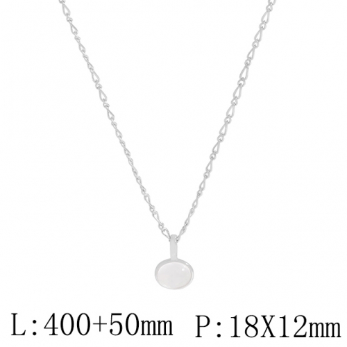 BC Wholesale 925 Silver Necklace Fashion Silver Pendant and Silver Chain Necklace 925J11NA416