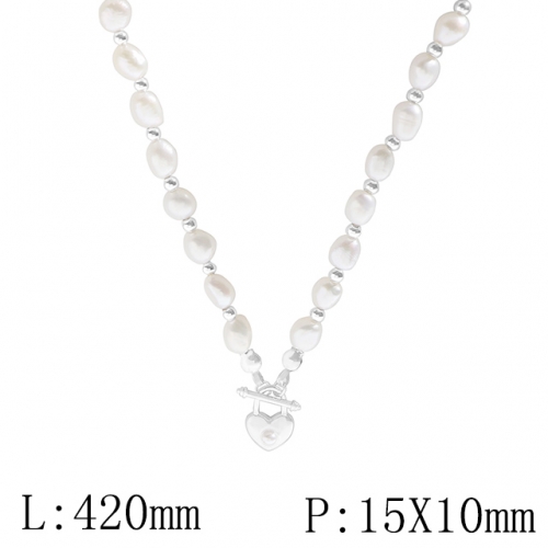 BC Wholesale 925 Silver Necklace Fashion Silver Pendant and Silver Chain Necklace 925J11NA492