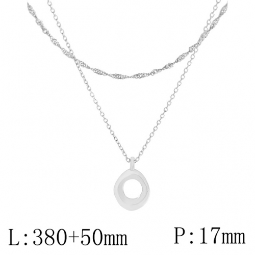 BC Wholesale 925 Silver Necklace Fashion Silver Pendant and Silver Chain Necklace 925J11NA256