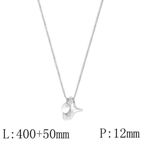 BC Wholesale 925 Silver Necklace Fashion Silver Pendant and Silver Chain Necklace 925J11N457