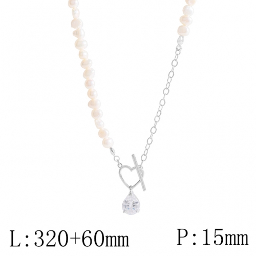 BC Wholesale 925 Silver Necklace Fashion Silver Pendant and Silver Chain Necklace 925J11N135