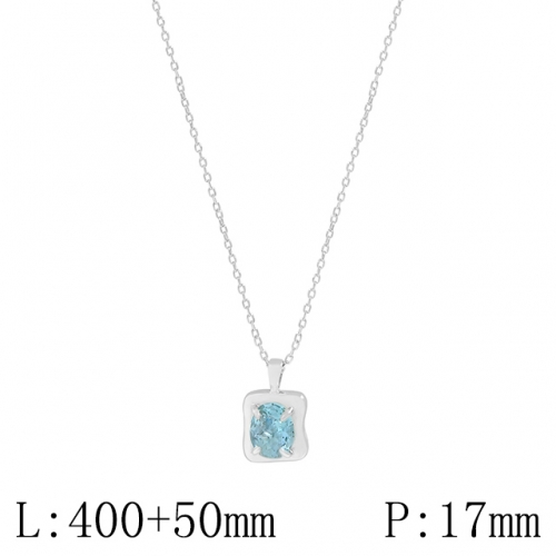 BC Wholesale 925 Silver Necklace Fashion Silver Pendant and Silver Chain Necklace 925J11NA382