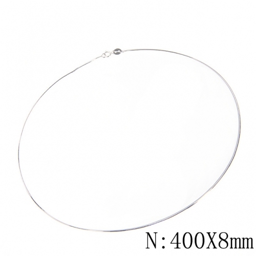 BC Wholesale 925 Silver Necklace Fashion Silver Pendant and Silver Chain Necklace 925J11NA069