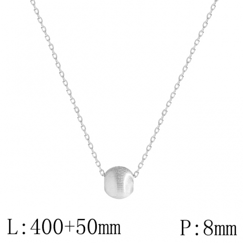 BC Wholesale 925 Silver Necklace Fashion Silver Pendant and Silver Chain Necklace 925J11NA415