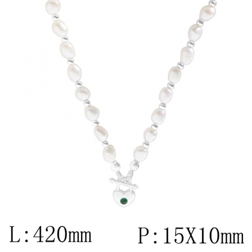 BC Wholesale 925 Silver Necklace Fashion Silver Pendant and Silver Chain Necklace 925J11N492